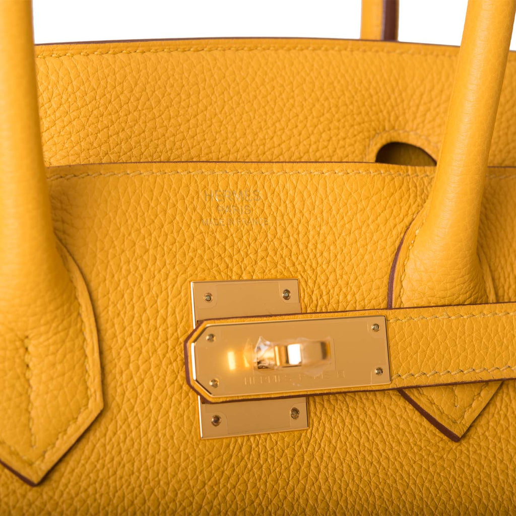 Hermes Birkin 30 Gris Neve Togo Gold Hardware – Madison Avenue Couture