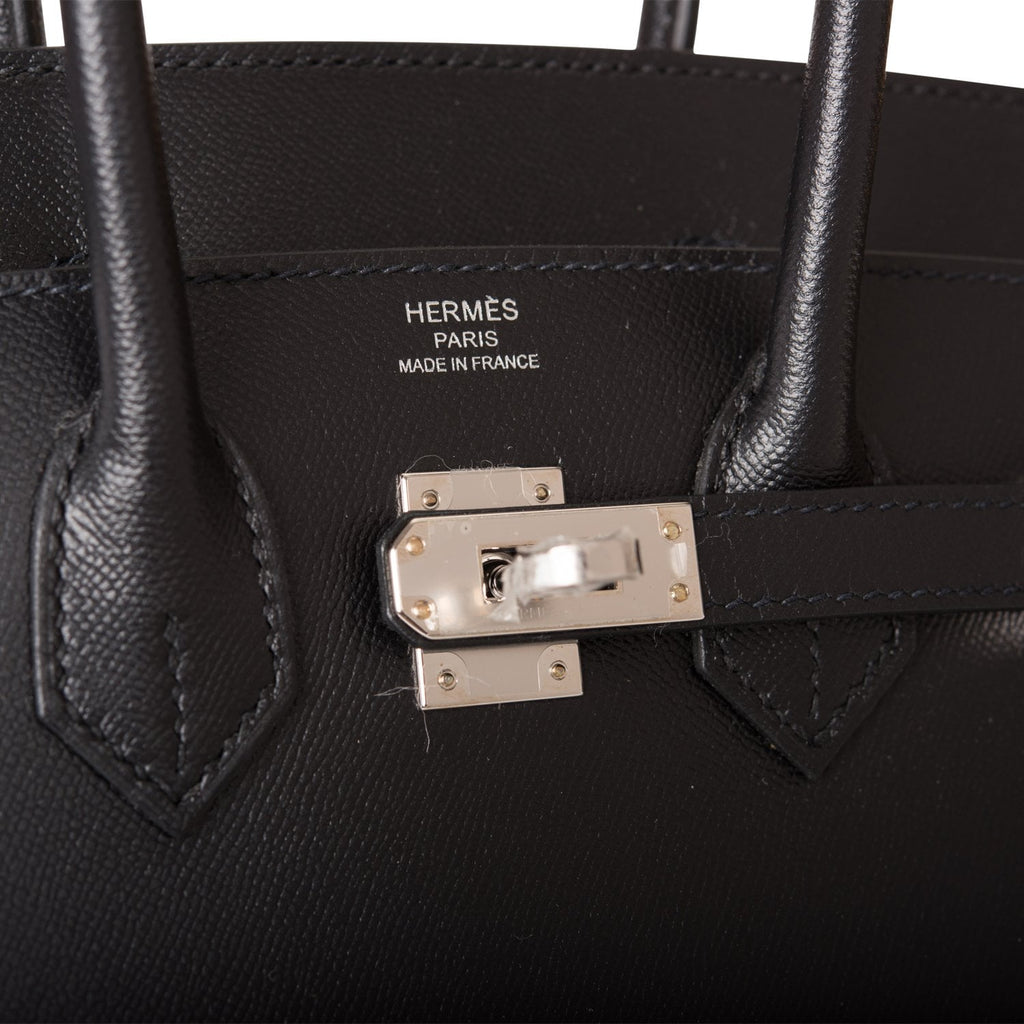 Hermes Birkin 25 Sellier Framboise Bag Veau Madame Leather Palladium Hardware