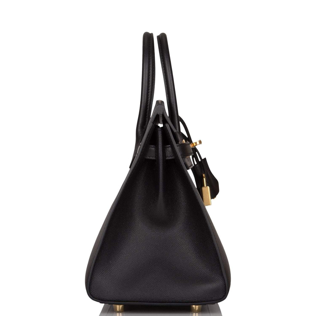 Hermes Kelly Sellier 25 Black Box Gold Hardware – Madison Avenue Couture
