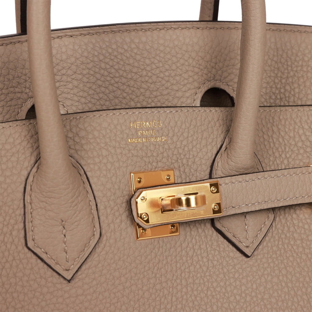 Hermès Birkin 25 Gris Asphalte Togo Rose Gold Hardware