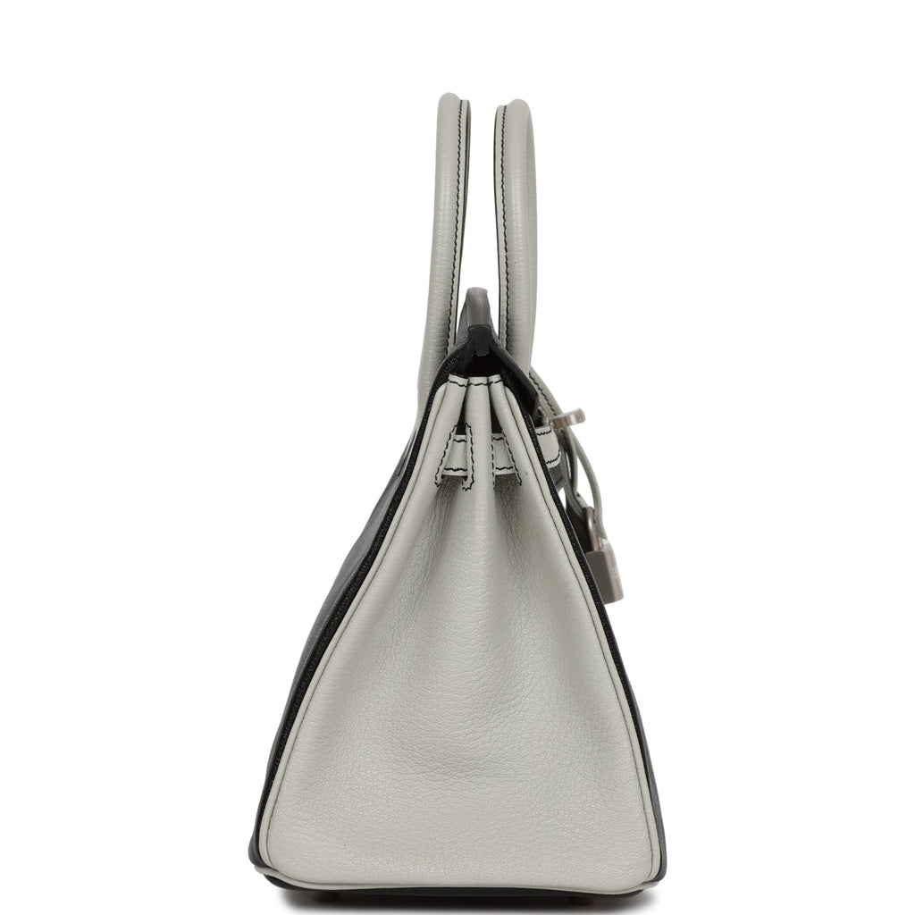 HERMÈS Birkin Sellier 25 handbag in Black Chevre leather with Palladium  hardware-Ginza Xiaoma – Authentic Hermès Boutique