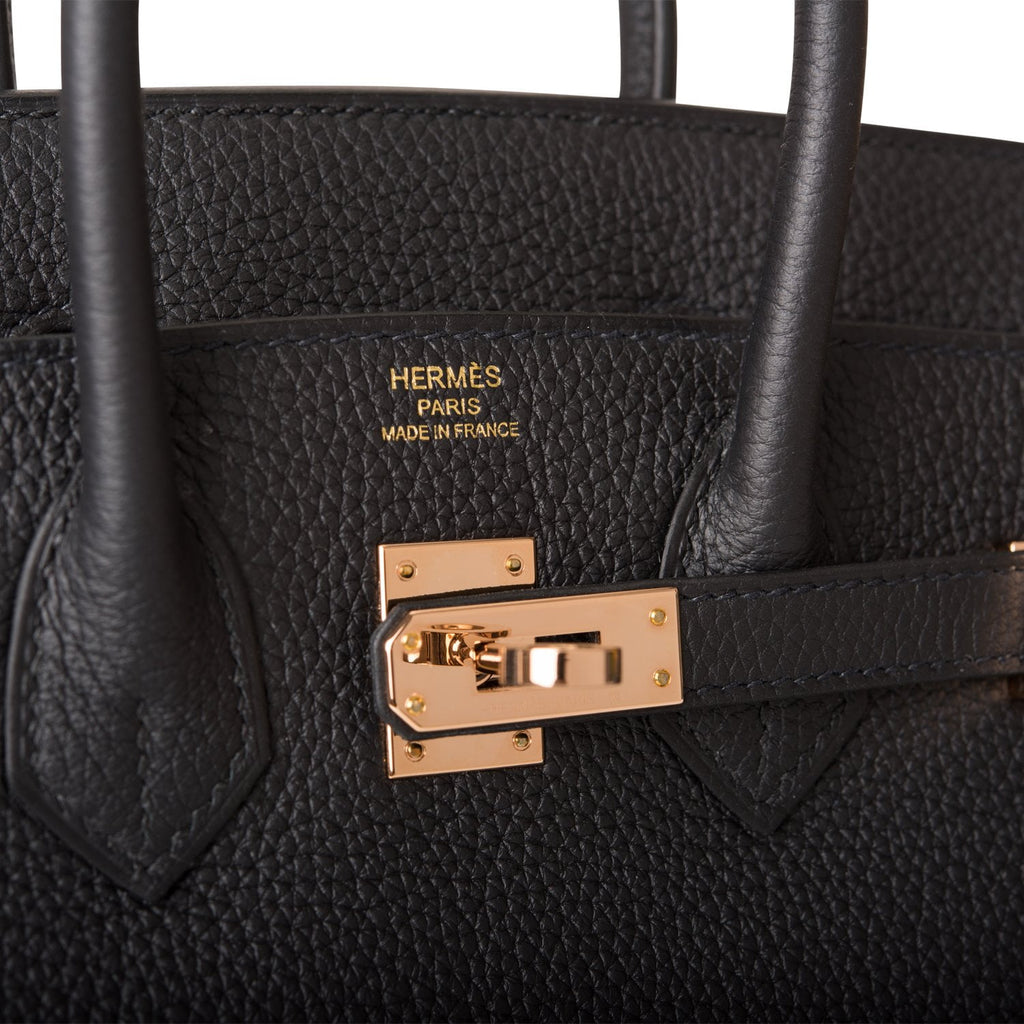 Hermès Birkin 25 Black Togo Rose Gold Hardware – ZAK BAGS ©️