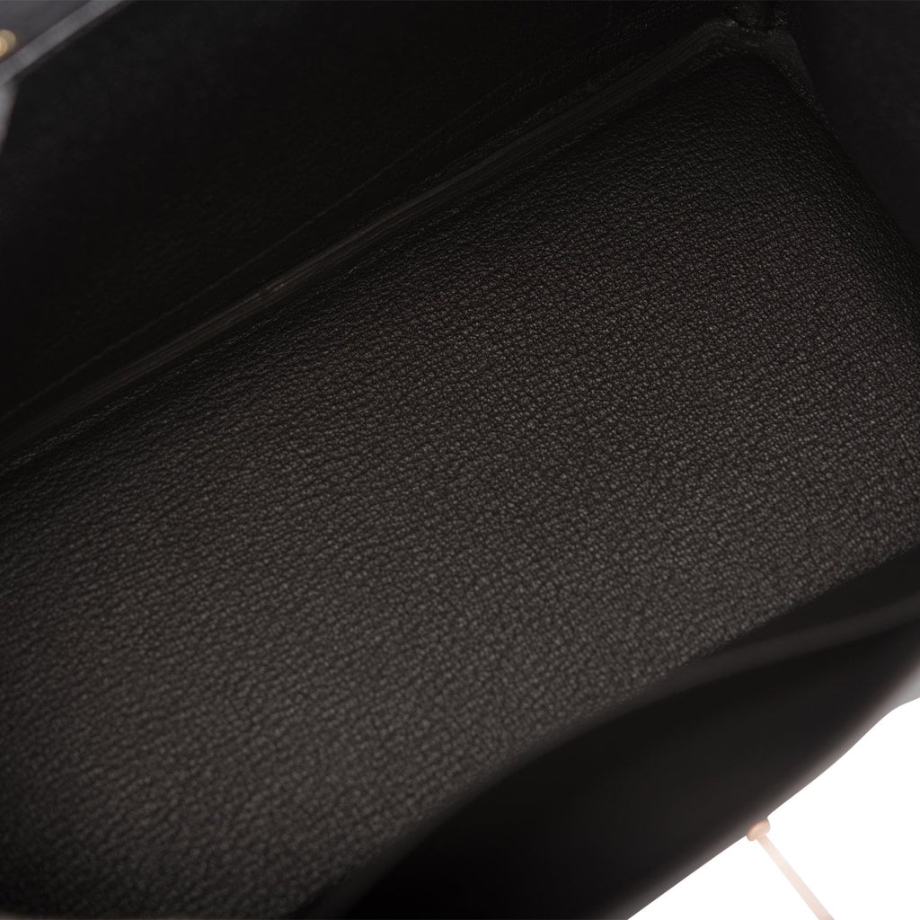 Hermès Birkin 25 Noir (Black) Togo Rose Gold Hardware RGHW — The French  Hunter