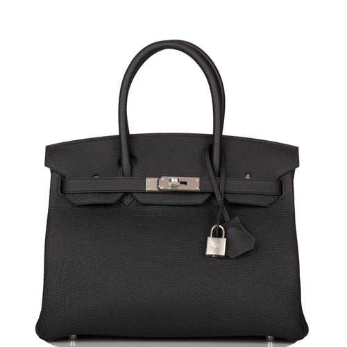 Hermes Black Togo Birkin 30cm Palladium Hardware
