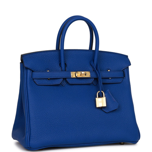 Hermès Kelly 28 Blue Royal Togo With Gold Hardware