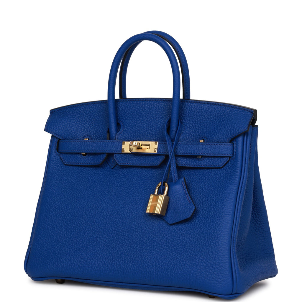 Hermès Cobalt Blue Togo Birkin 25