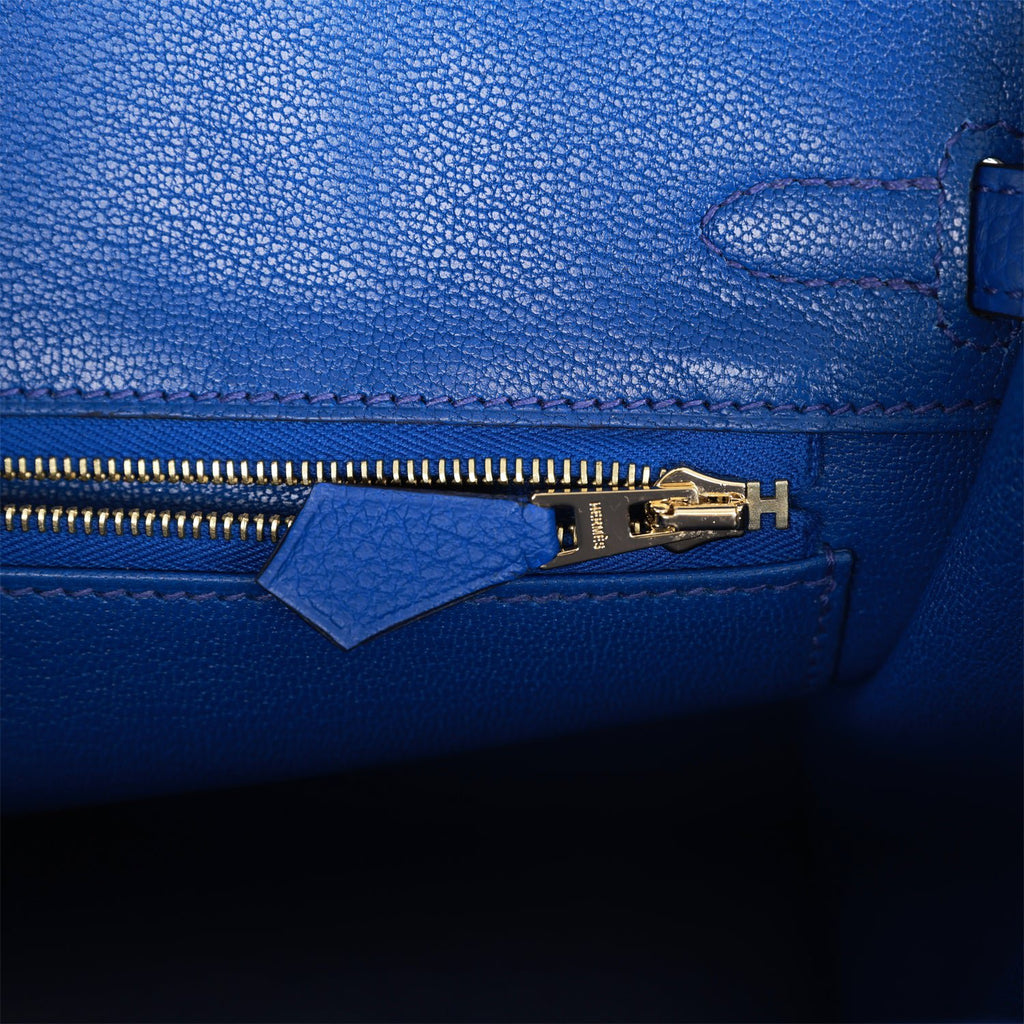 Hermès Hermès Birkin 25 Togo Leather Handbag-Rouge Grenade Gold