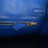 Hermes Birkin 25 Bleu Royal Togo Gold Hardware