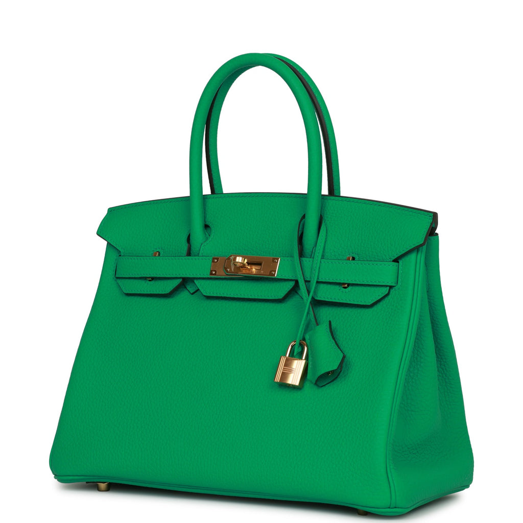 Hermes Hermès Birkin 30 Burgundy Leather Handbag ()