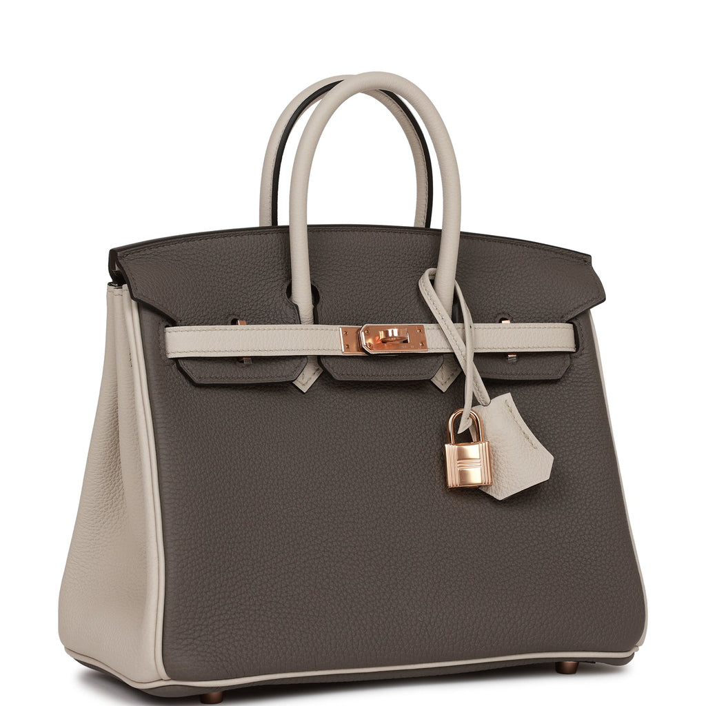 Hermès Birkin 25 Etain Togo with Rose Gold Hardware – ZAK BAGS ©️