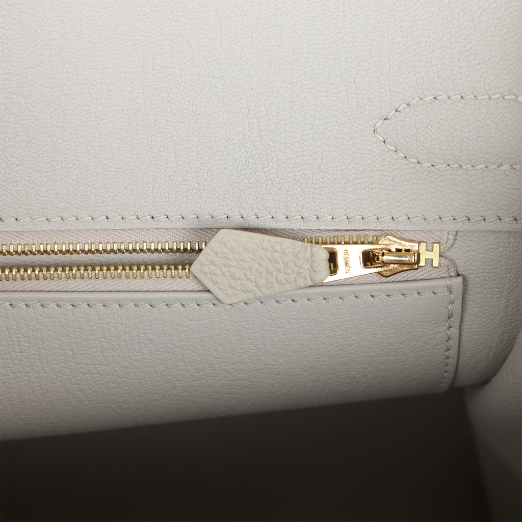 Hermès Birkin 30 Gris Perle Togo With Gold Hardware