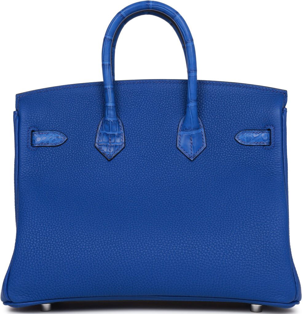 NEW Hermes Birkin 25 Blue Sapphire Togo Ghw, Women's Fashion, Bags
