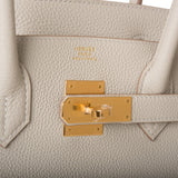 New] Hermès Birkin 30  Gris Perle, Togo Leather, Palladium