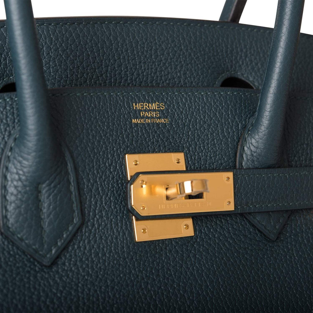 Hermes Birkin 30 Vert Cypress Togo Gold Hardware – Madison Avenue Couture