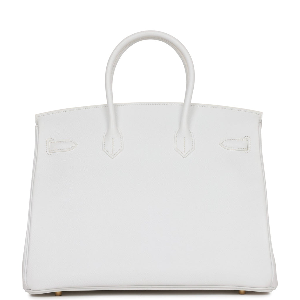 Hermès White Epsom Birkin 35 QGB0I412WB003