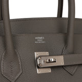 Hermes Birkin 35cm Gris Meyer Togo Grey Palladium Hardware Bag U Stamp -  Chicjoy