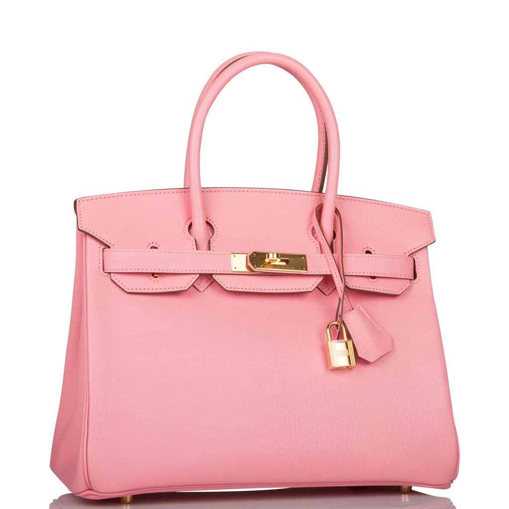 Hermes Rose Confetti Pink Special Order Chevre Birkin with