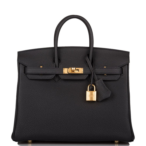Hermes Black Togo Birkin 25cm Gold Hardware