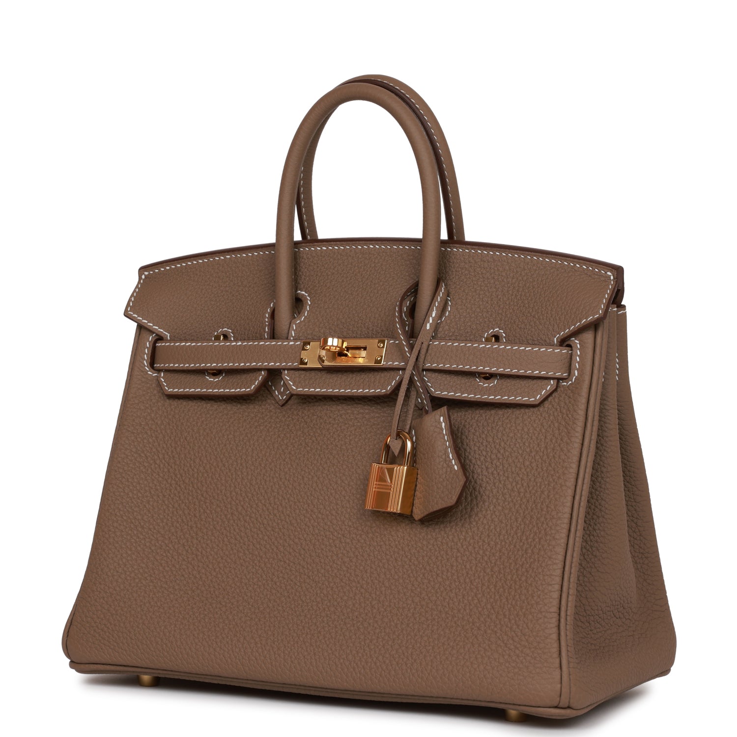 Pre-owned Hermes Birkin 25 Etoupe Togo Gold Hardware – Madison Avenue ...