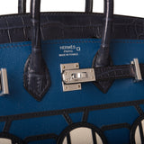 Hermès Birkin Limited Edition 25 Bleu Saphir Touch Taurillon Novillo R —  The French Hunter