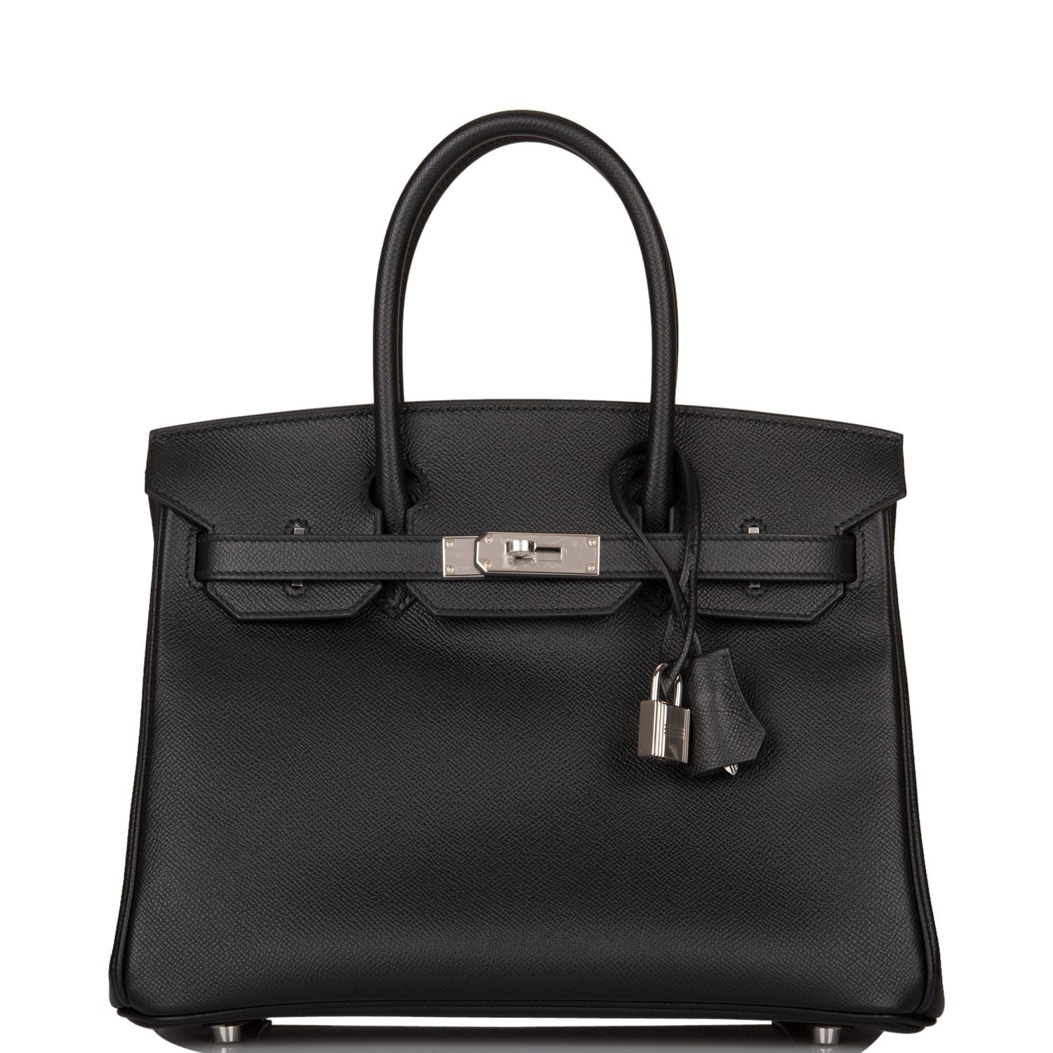 Hermes Birkin 30 Black Epsom Palladium Hardware – Madison Avenue Couture