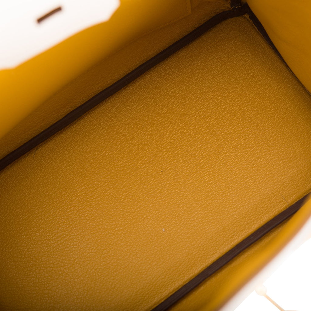 Hermes HSS Bi-Color Gold and Craie Togo Birkin 25cm BGHW – Madison