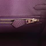 Hermes Birkin 25 Rouge H Togo Leather With Gold Hardware Handbag - Luxury  Souq