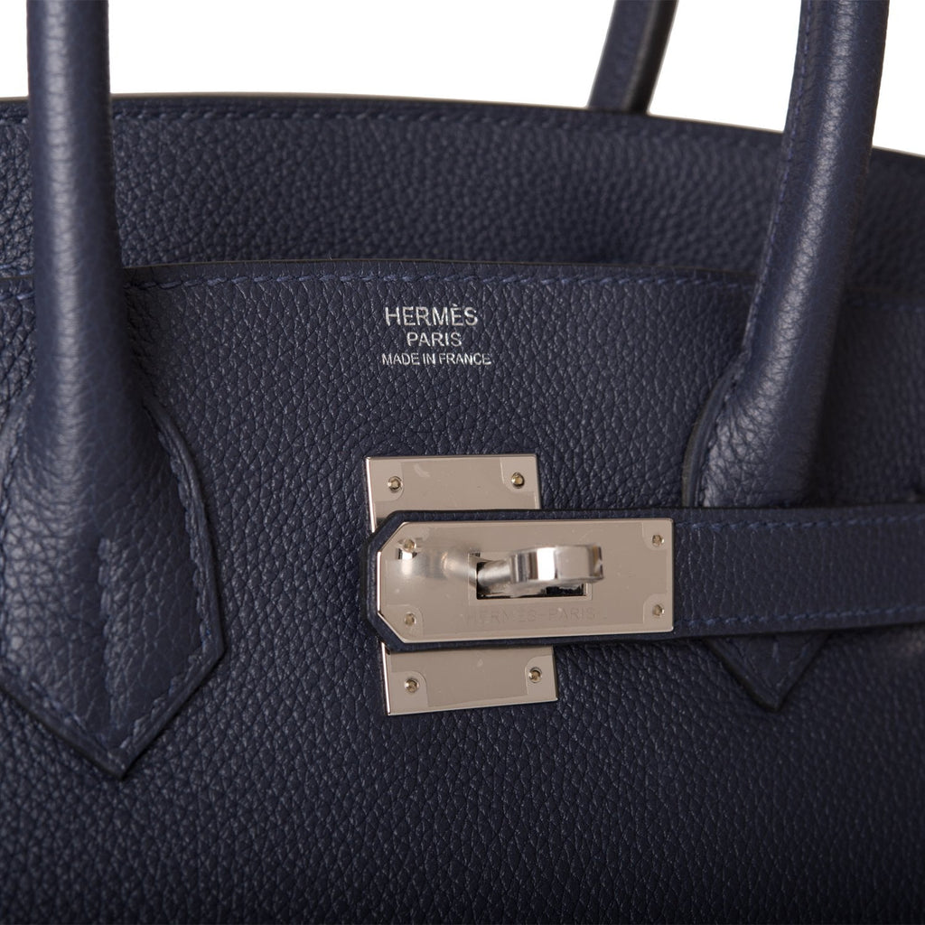 Hermès Birkin 25 Blue Indigo Togo Palladium Hardware – ZAK BAGS ©️