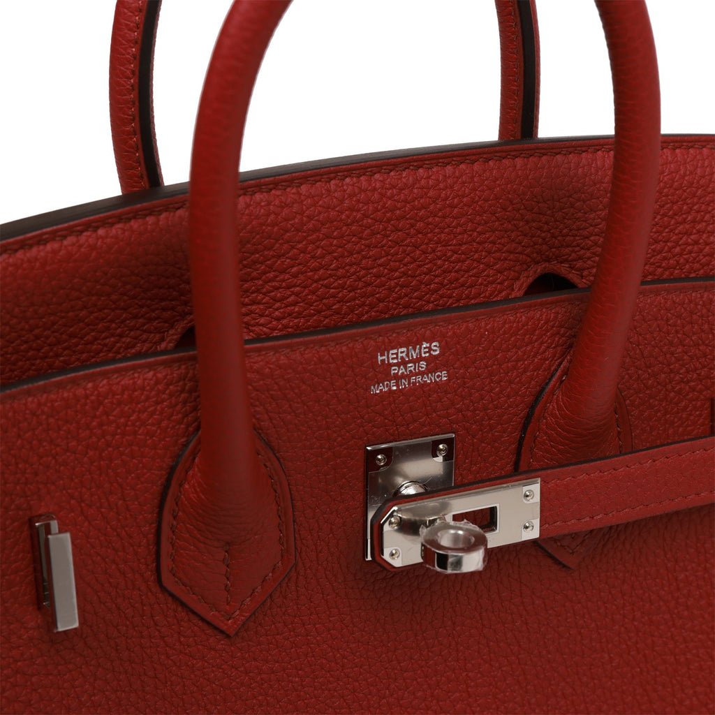 Hermès Birkin 25 Rouge de Coeur Togo Palladium Hardware PHW — The French  Hunter