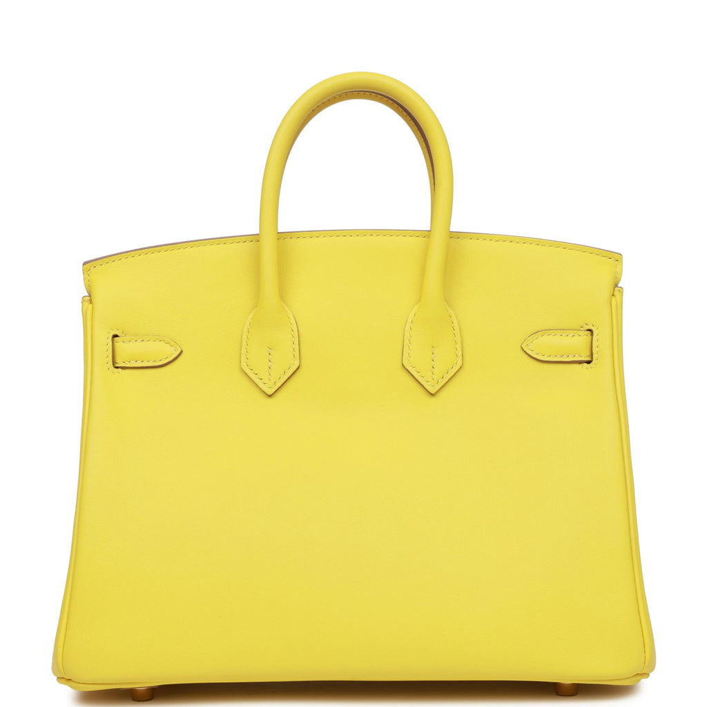 Hermes Birkin 25 Bag Lime Gold Hardware Swift Leather – Mightychic