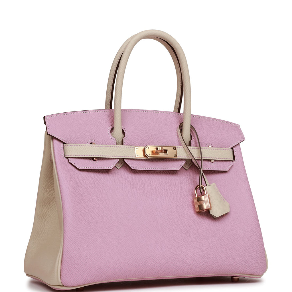 Hermes Kelly 32 Special Order Rose Tyrien Pink Purple Epsom Gold Hardw –  Lux Addicts