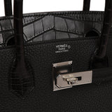Hermès Birkin Limited Edition 30 Gold Touch Togo Alligator Mississippi  Matte Palladium Hardware PHW