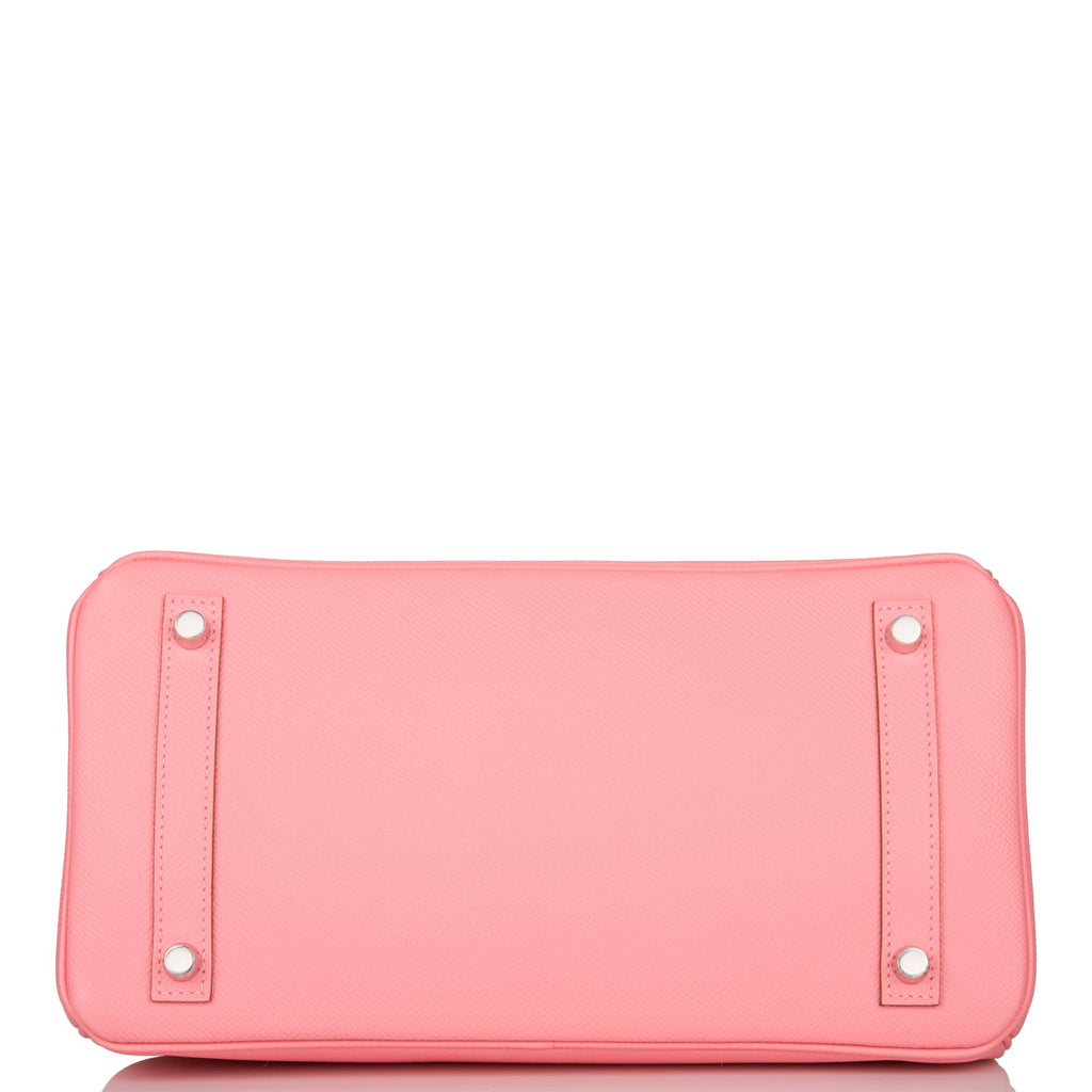 Hermes Birkin 30 Rose Extreme Pink Bag Handbag Palladium Hardware – Lux  Addicts