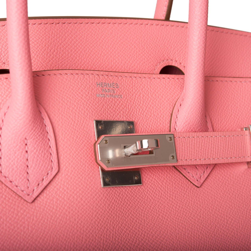 Hermes Personal Birkin bag 30 Rose confetti/ Rose jaipur Epsom leather Gold  hardware
