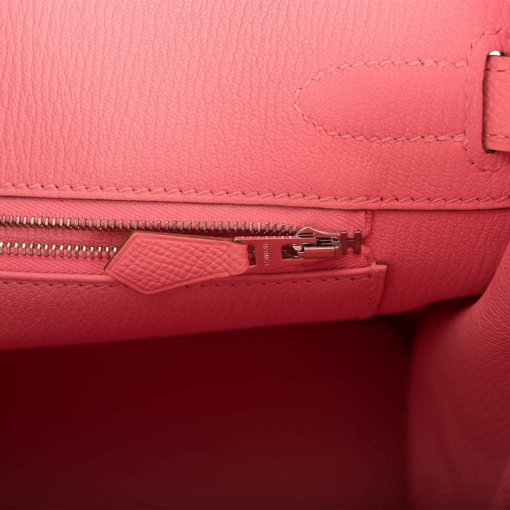 Hermès Rose Confetti Epsom Birkin 30 Palladium Hardware, 2021