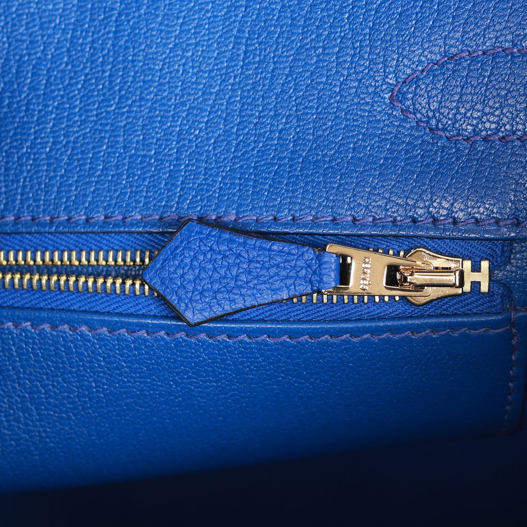 Hermes Birkin 40 Bleu Royal Togo Gold Hardware – Madison Avenue
