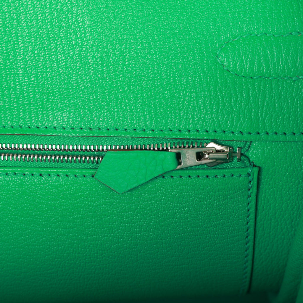 Olive Birkin 35cm in Taurillon Clemence Leather with Palladium
