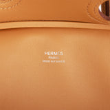 Hermes Birkin Cargo 25 Desert/Sesame Swift and Toile Canvas Palladium Hardware