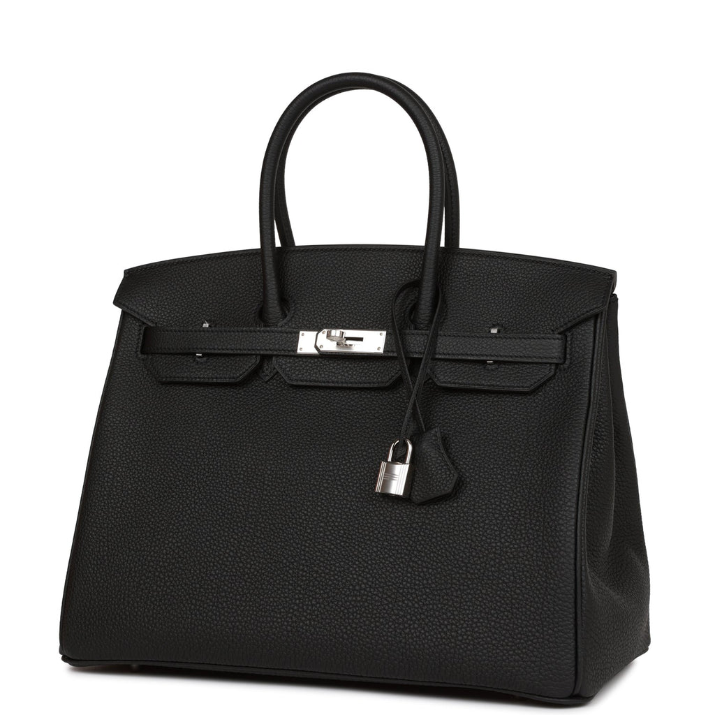 Hermes Birkin 35 Black Togo Palladium Hardware – Madison Avenue Couture