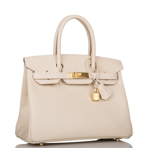 Hermes Craie Epsom Birkin 30cm Gold Hardware
