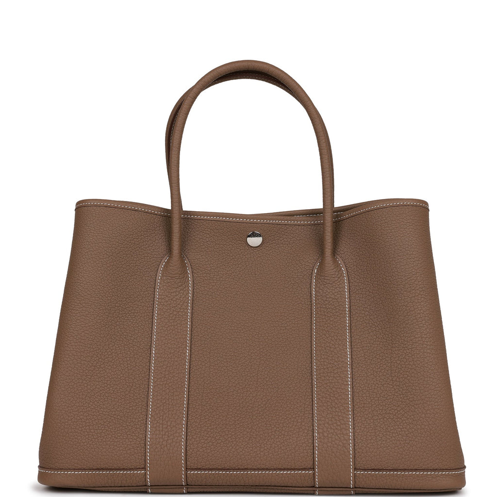 High Quality Hermes Garden Party 36cm Togo Calfskin Leather Palladium  Hardware High Quality, Etoupe RS03314