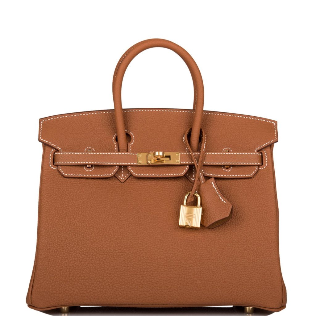 Hermes Birkin 25 Gold Togo Gold Hardware - Fashion Handbag Collections