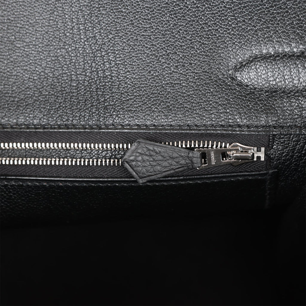 Hermès Birkin 30 Black Togo Palladium Hardware