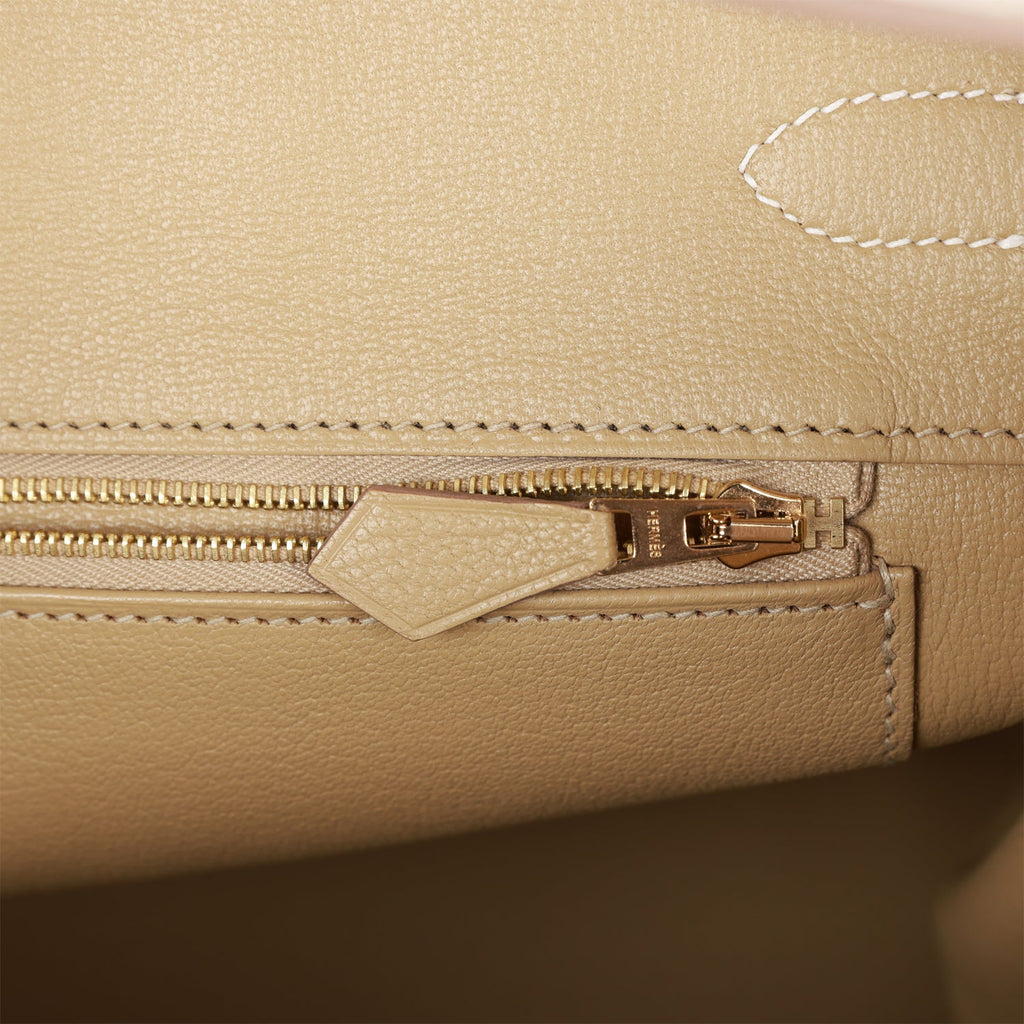 Hermès Birkin 35 Craie Epsom With Gold Hardware - AG Concierge Fzco