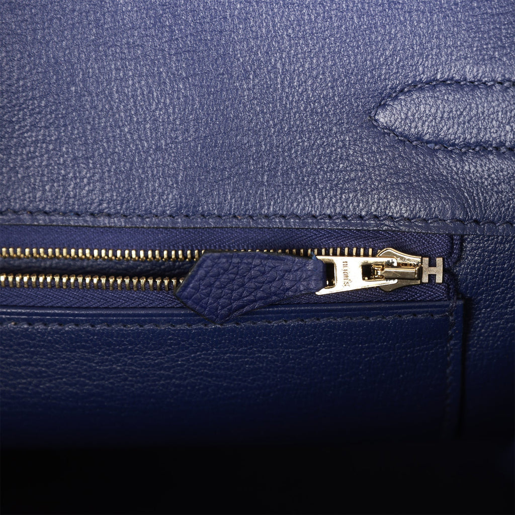 Hermes Birkin Handbag Bleu Pale Togo with Gold Hardware 30 For Sale at  1stDibs