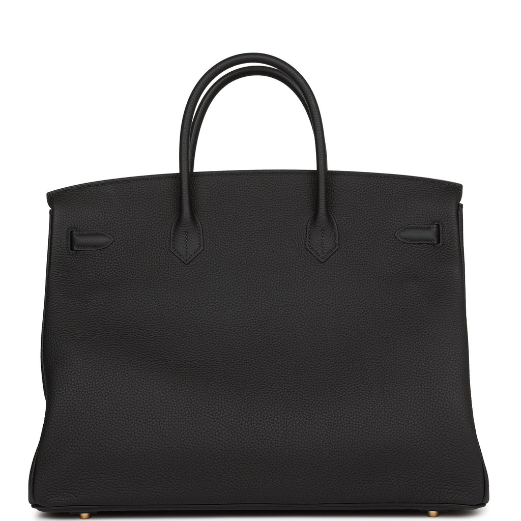 Hermes Birkin Bag 35cm Black Togo Palladium Hardware