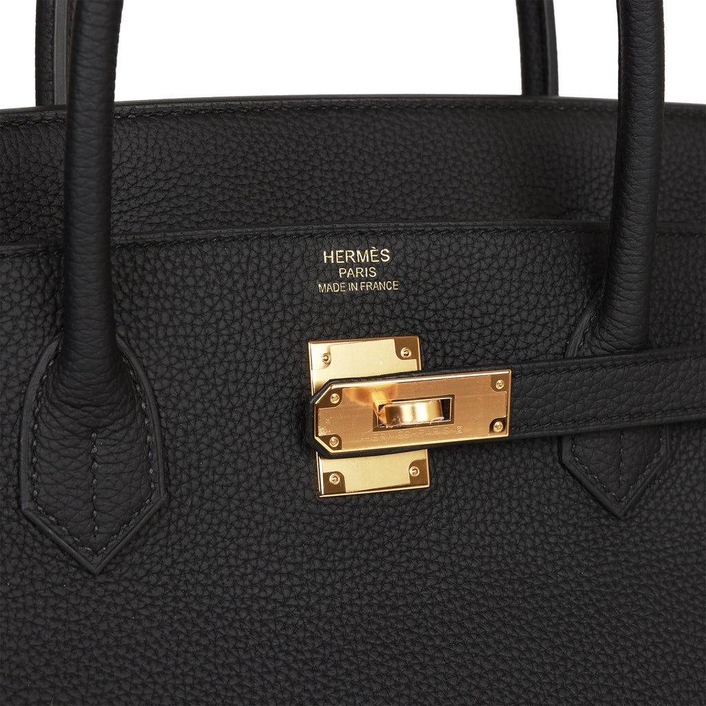 Hermes Birkin 40 Black Togo Gold Hardware – Madison Avenue Couture