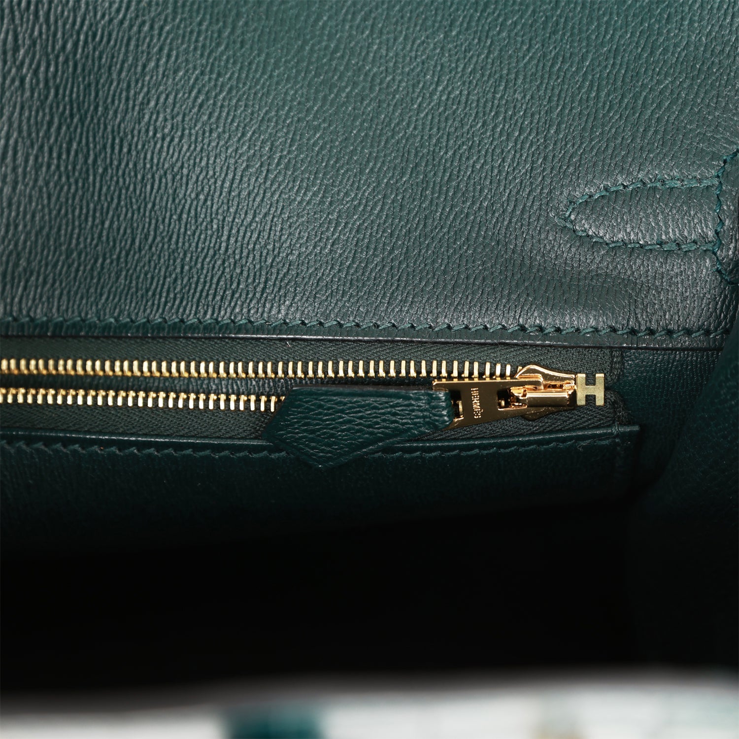 Hermes Birkin 25 Vert Cypress Matte Alligator Gold Hardware – Madison ...