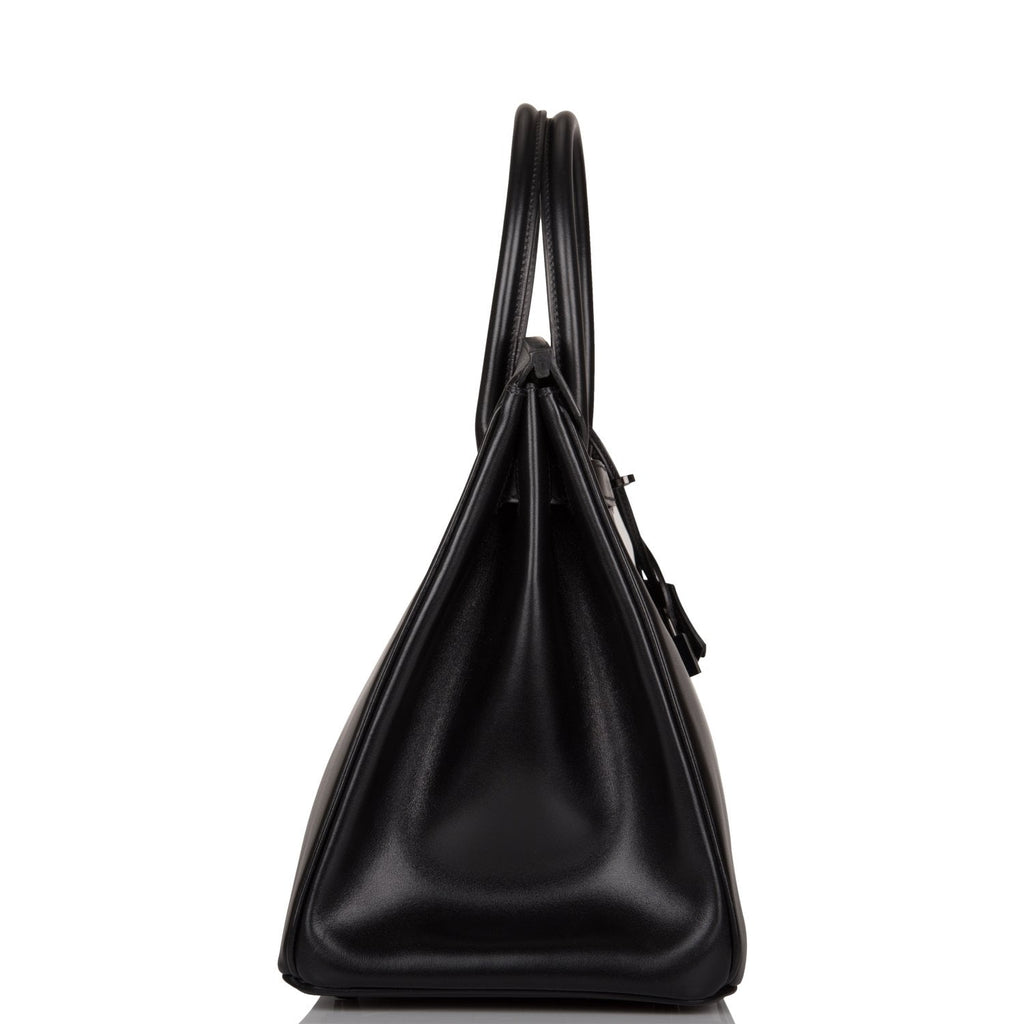 Hermes Kelly Bag, So Black, 35cm, Box with Ruthenium