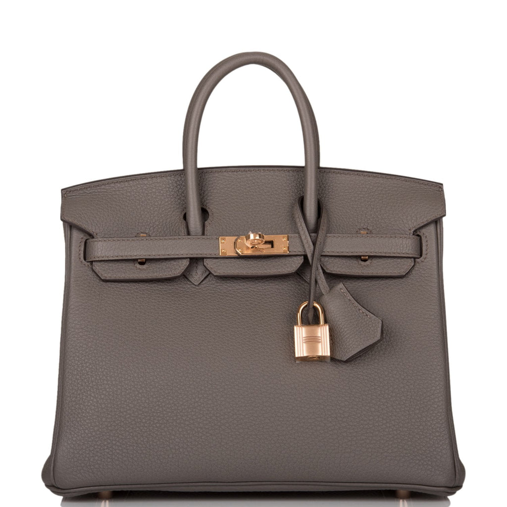 Hermes Birkin 25 Caban Togo Rose Gold Hardware – Madison Avenue Couture